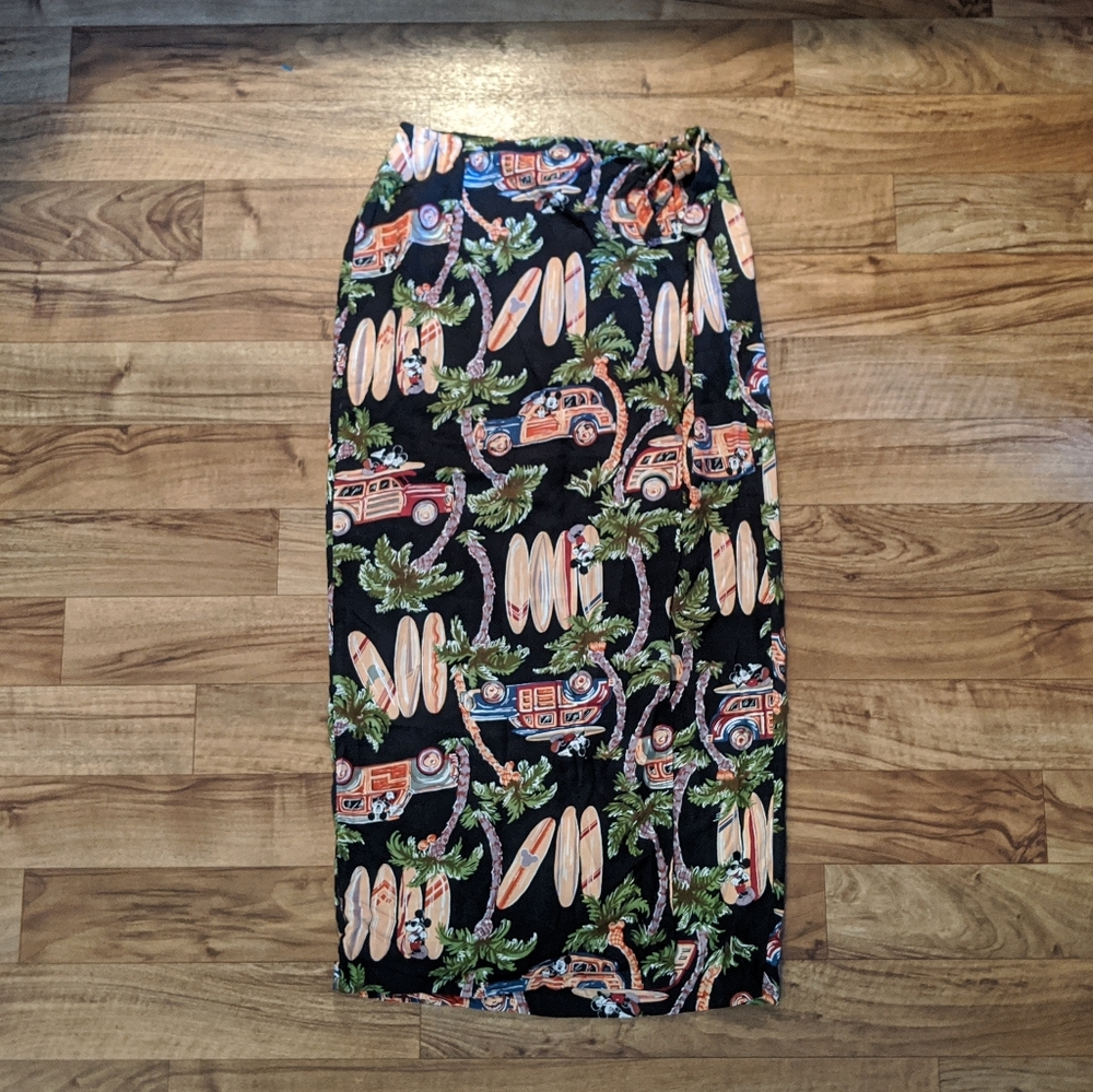 Vintage Disney Catalog Mickey Wrap Sarong S